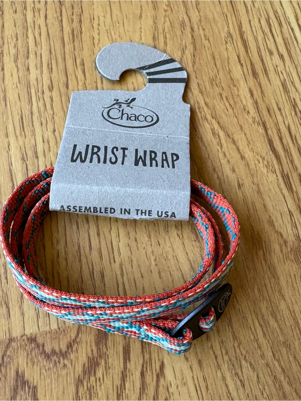 Chaco Coral Teal Wrist Wrap Bracelet casual summer gorpcore NEW